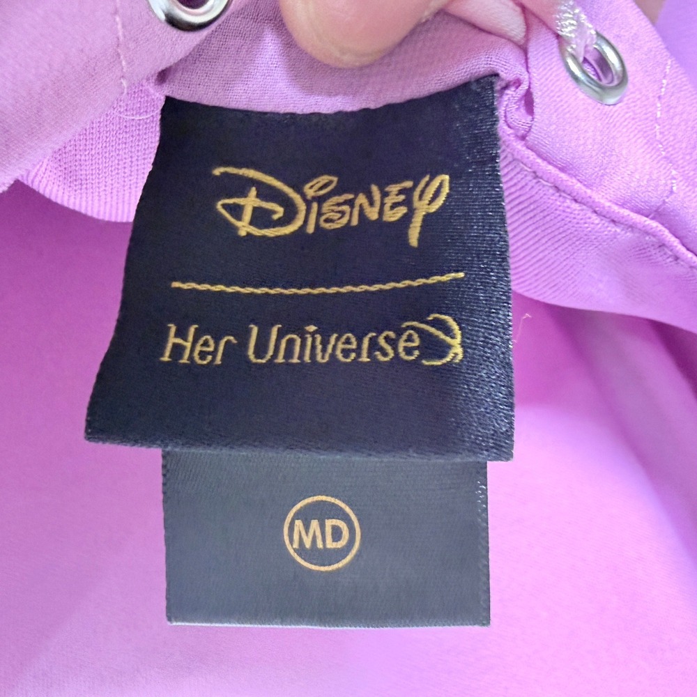 Disney Her Universe Rapunzel Tangled Lavender Lace Up Dress Purple Medium - Picture 6 of 11